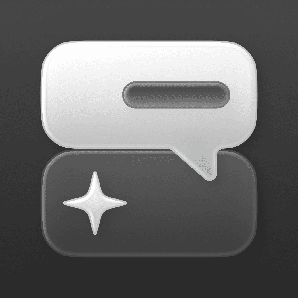 AI Chat Clear Dark icon
