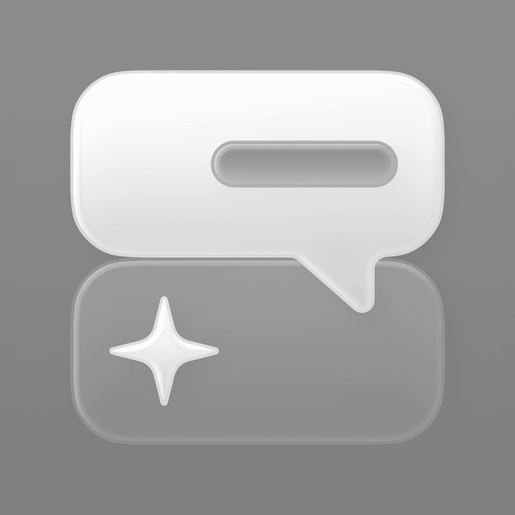 AI Chat Clear Light icon